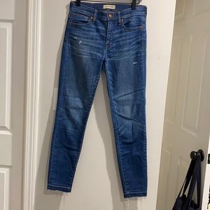 Madewell 9” high rise skinny skinny Jean